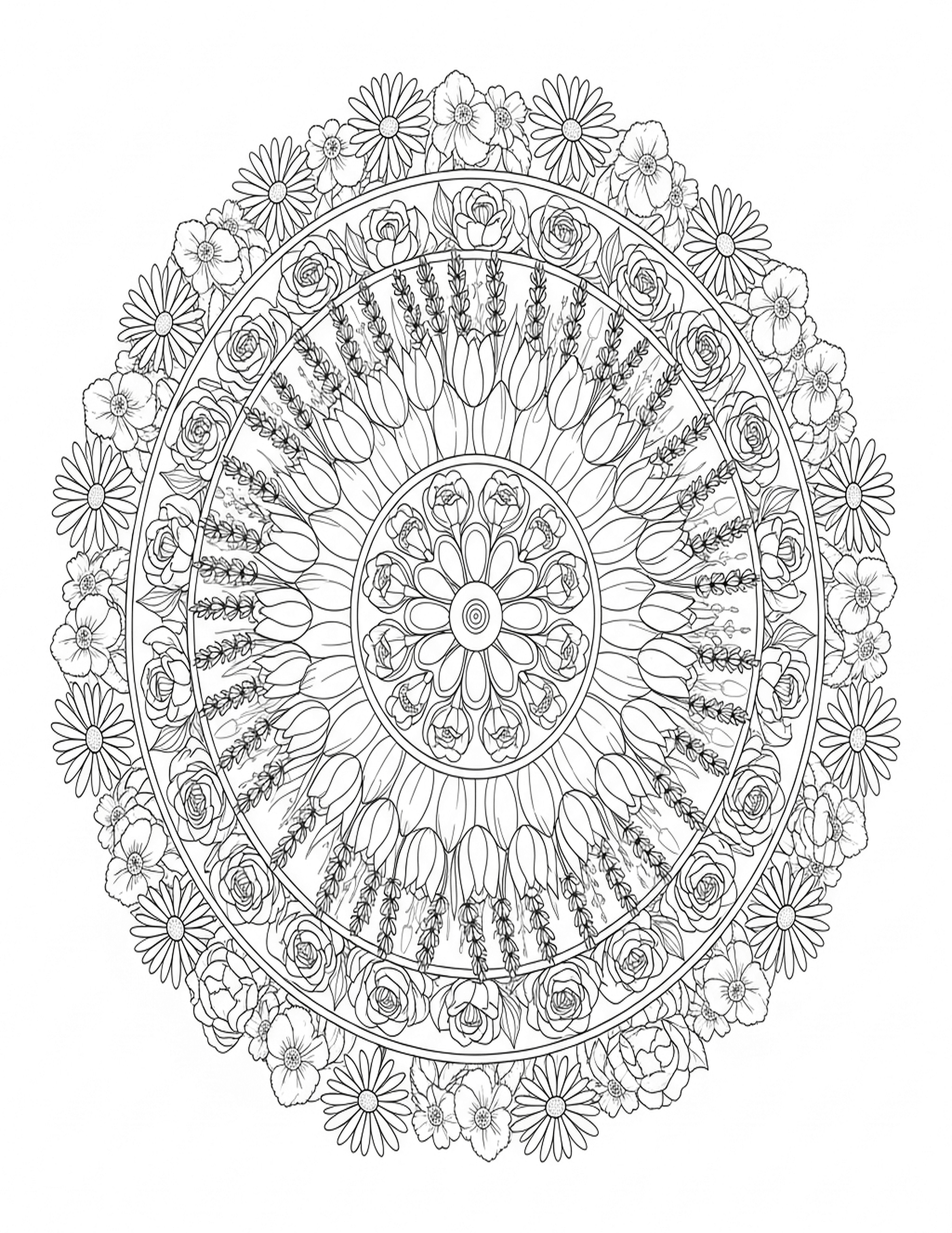Flower Garden Mandala